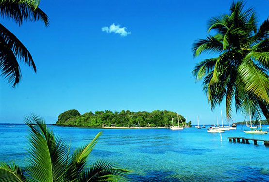 West Indies Island Scene